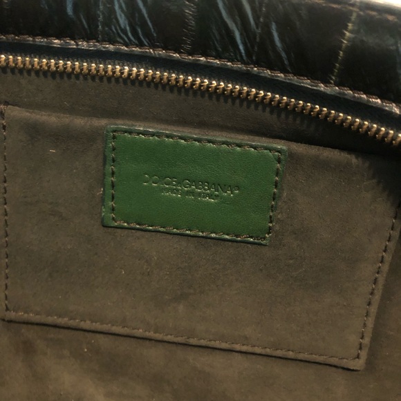 DOLCE&GABBANA python skin shoulder bag - Picture 4 of 6